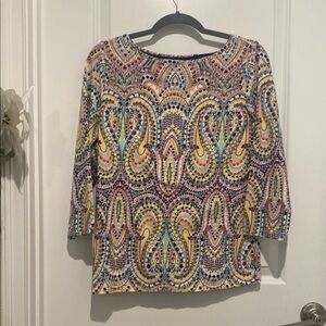 Colorful Paisley Women's Top